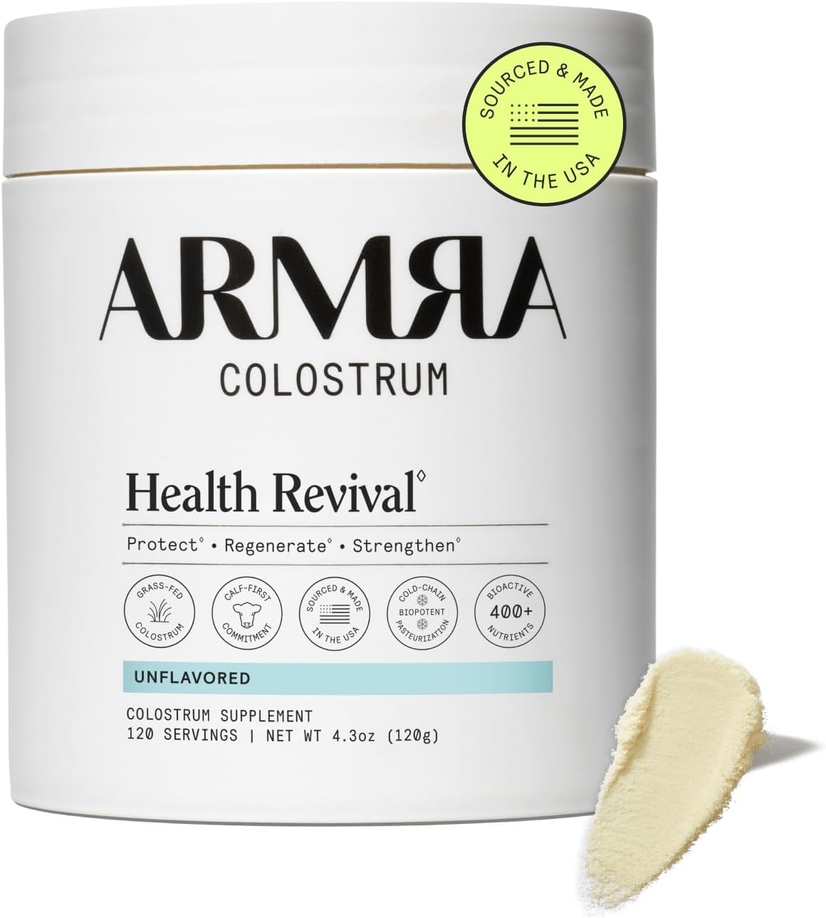 ARMRA Colostrum Unflavored Jar - Product under review
